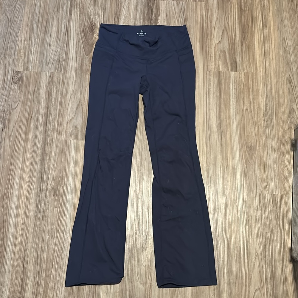 Athleta wide leg leggings